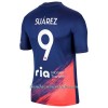 Camiseta de fútbol Atlético Madrid Luis Suarez 9 Segunda Equipación 2021/22 - Hombre